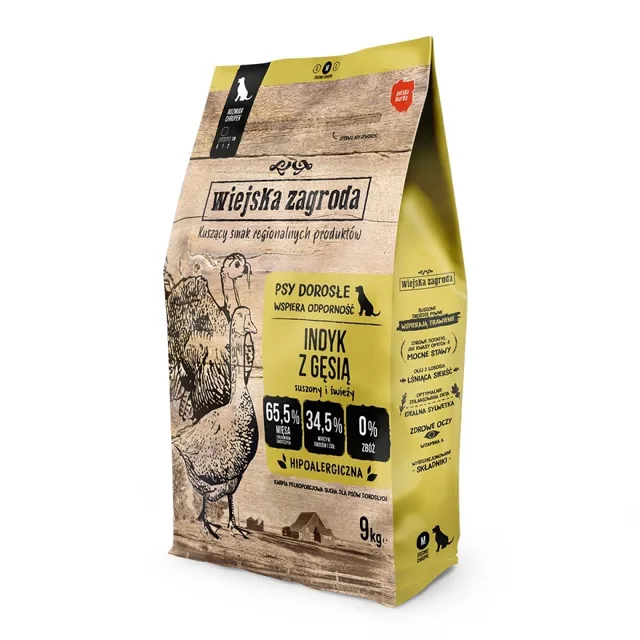 WIEJSKA ZAGRODA Krůta s husou M 9 kg