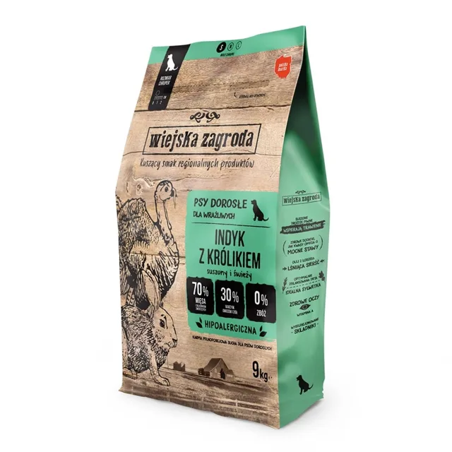 WIEJSKA ZAGRODA Krůta s králíkem S 9 kg