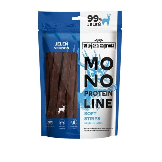 WIEJSKA ZAGRODA Monoproteinový jelení snack 100 g