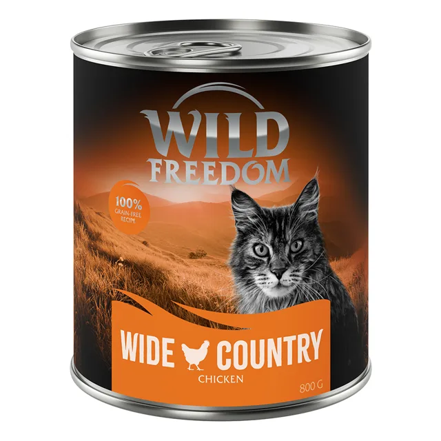 Wild Freedom Adult 6 x 800 g – bez obilovin - Cold River - treska a kuře