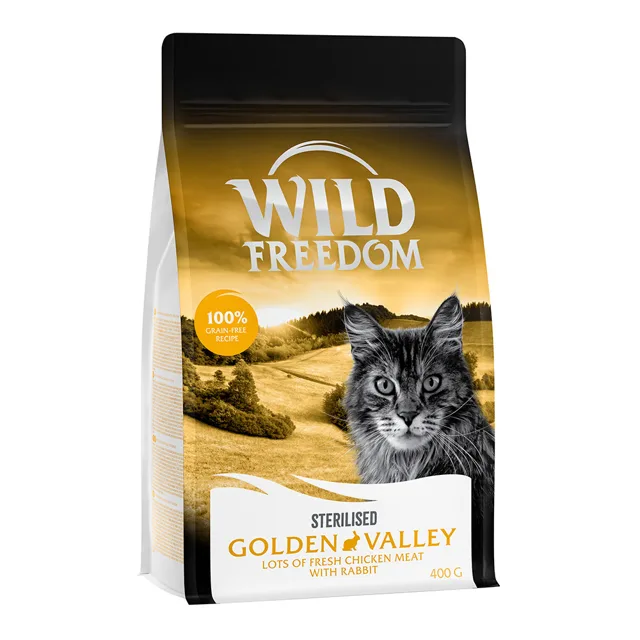 Wild Freedom Adult "Golden Valley" Sterilised králičí - bez obilovin - 2 x 6,5 kg