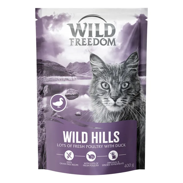 Wild Freedom Adult "Wild Hills" kachní bez obilovin - 400 g