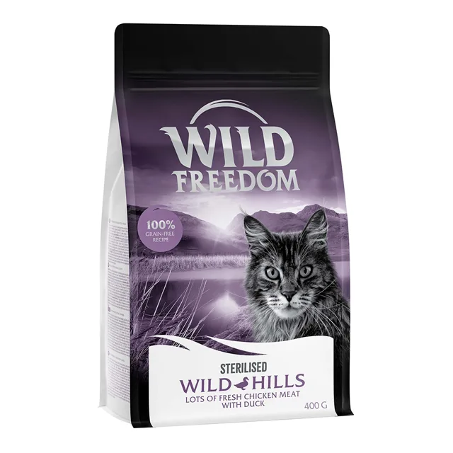 Wild Freedom Adult "Wild Hills" Sterilised kachní - bez obilovin - 6,5 kg