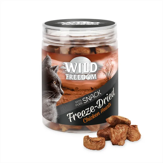 Wild Freedom Freeze-Dried Snacks kuřecí srdíčka  - 45 g