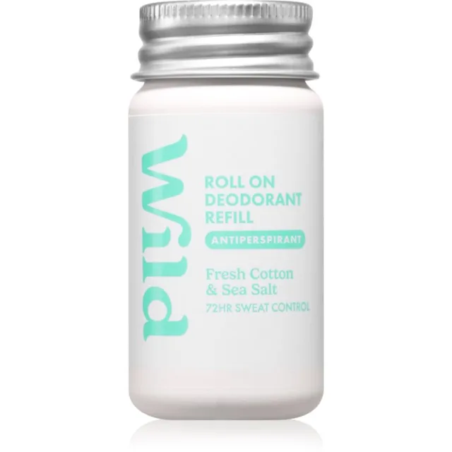 Wild Fresh Cotton & Sea Salt Refill antiperspirant roll-on – náhradní náplň 50 ml
