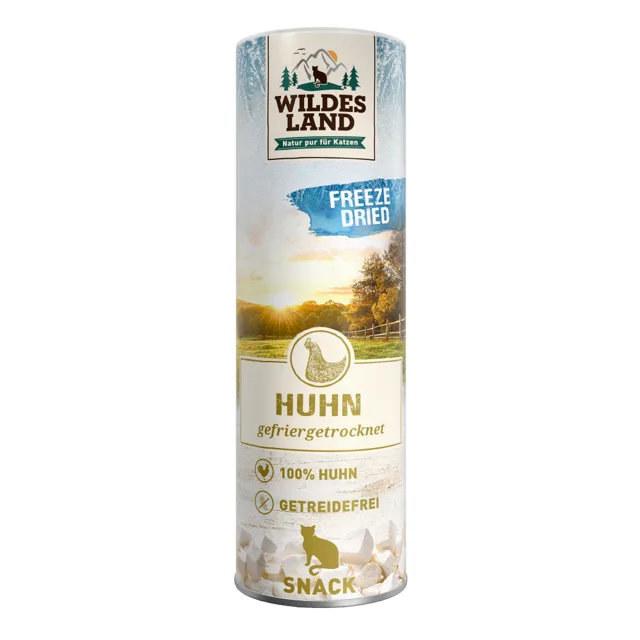 Wildes Land lyofilizované pamlsky pro kočky - kuřecí (30 g)