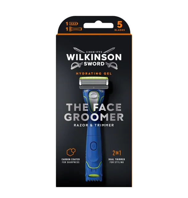 Wilkinson Hydrating Gel The Face Groomer 2in1 holicí strojek 1 ks
