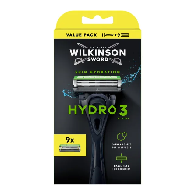 Wilkinson Hydro 3 Skin Protection holicí strojek + 9 náhradních hlavic