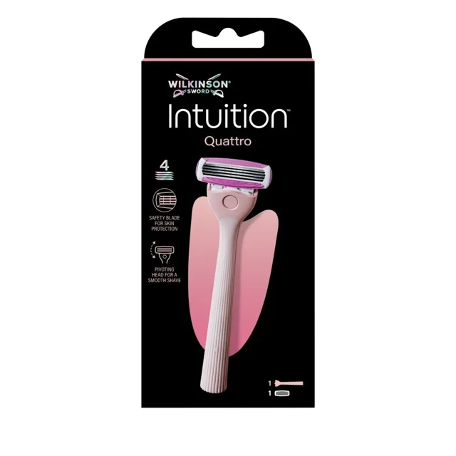 Wilkinson Intuition Quattro dámský holicí strojek + hlavice