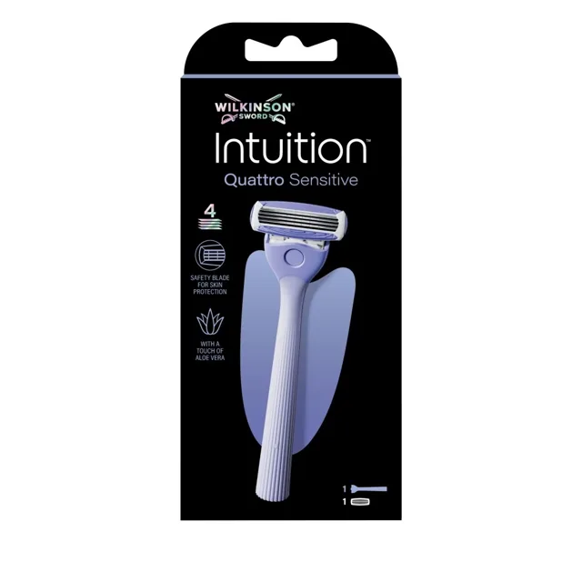 Wilkinson Intuition Quattro Sensitive dámský holicí strojek + hlavice