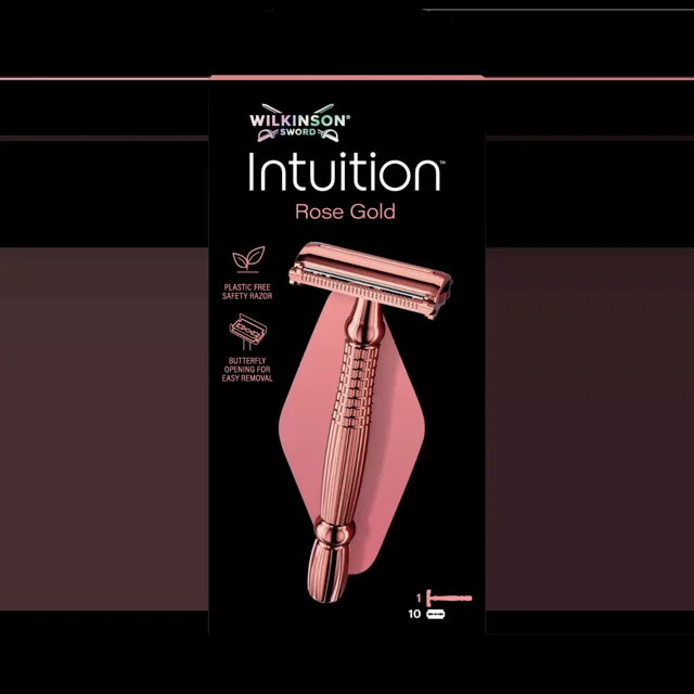 Wilkinson Intuition Rose Gold holicí strojek + čepele 10 ks