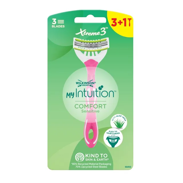 Wilkinson MY Intuition Comfort Sensitive jednorázový holicí strojek 3+1 ks