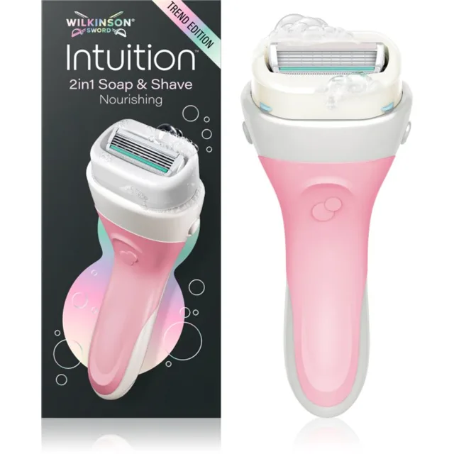 Wilkinson Sword Intuition 2in1 Soap & Shave Nourishing dámský holicí strojek