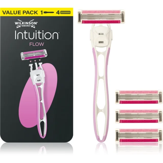 Wilkinson Sword Intuition Flow dámský holicí strojek + náhradní břity 4 ks