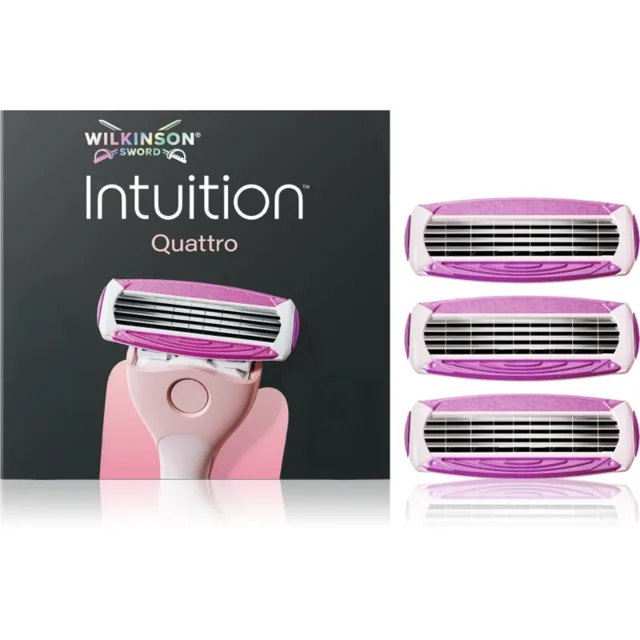 Wilkinson Sword Intuition Quattro náhradní hlavice 3 ks