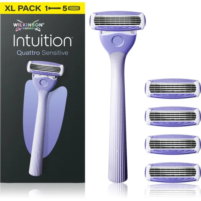 Wilkinson Sword Intuition Quattro Sensitive holicí strojek + náhradní břity