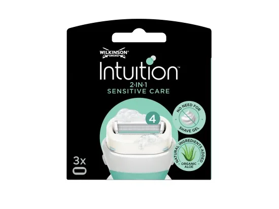 Wilkinson Sword Intuition Sensitive Care náhradní hlavice se 4 břity 3 ks
