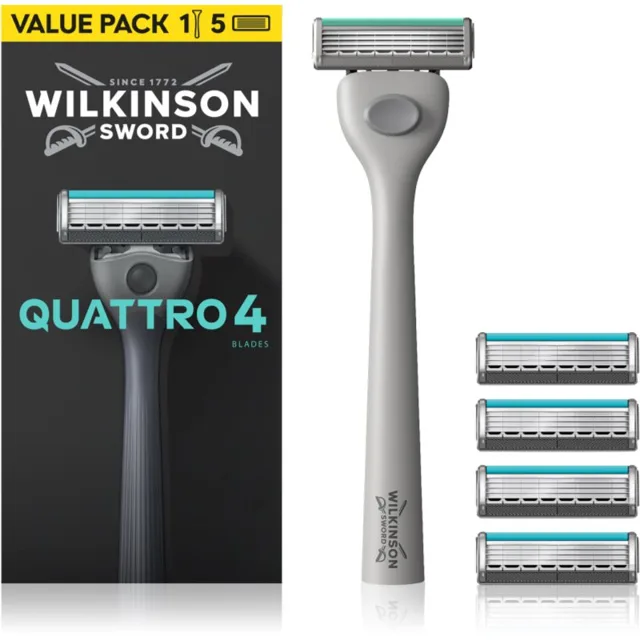 Wilkinson Sword Quattro holicí strojek + náhradní břity