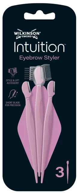 Wilkinson Sword Sada na úpravu obočí Intuition Eyebrow Styler 3 ks