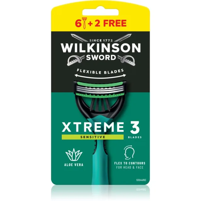Wilkinson Sword Xtreme 3 Sensitive jednorázová holítka pro muže 8 ks