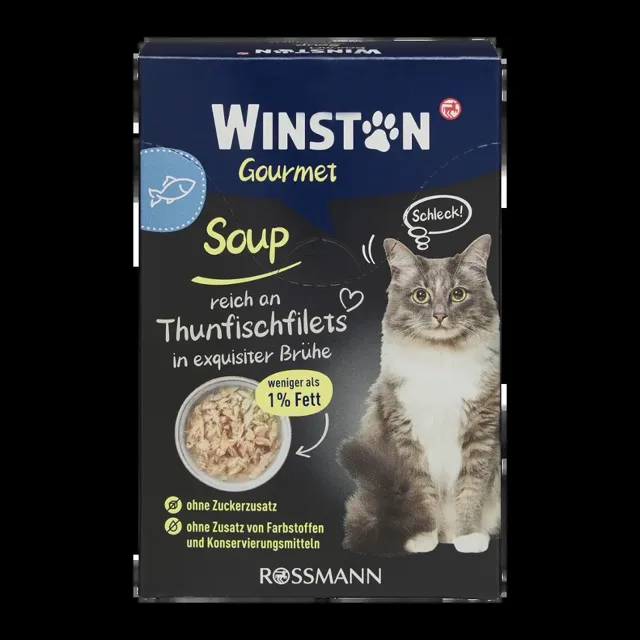 Winston Kapsička Filety z tuňáka v lahodném masovém vývaru 160 g