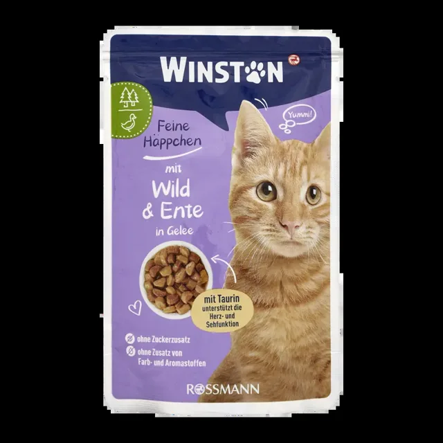 Winston Kapsička pro kočky zvěřina s kachním v želé 100 g