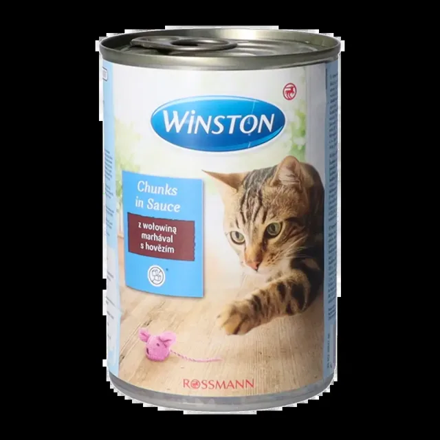 Winston Konzerva pro kočky s játry a drůbežním 400 g