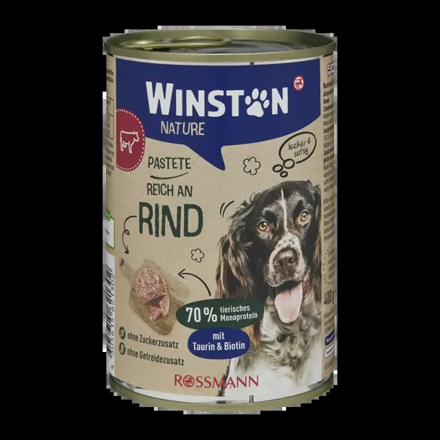 Winston Konzerva pro psy Nature s hovězím masem 400 g