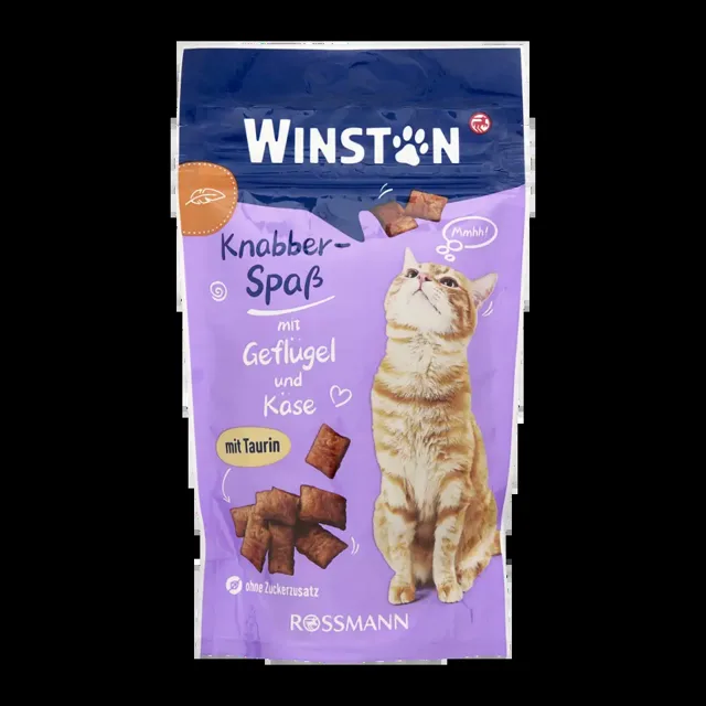 Winston Křupavé polštářky s drůbežím a sýrem 50 g