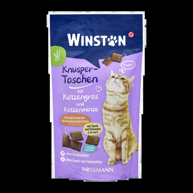 Winston Křupavé taštičky s kočičí trávou a šantou 50 g