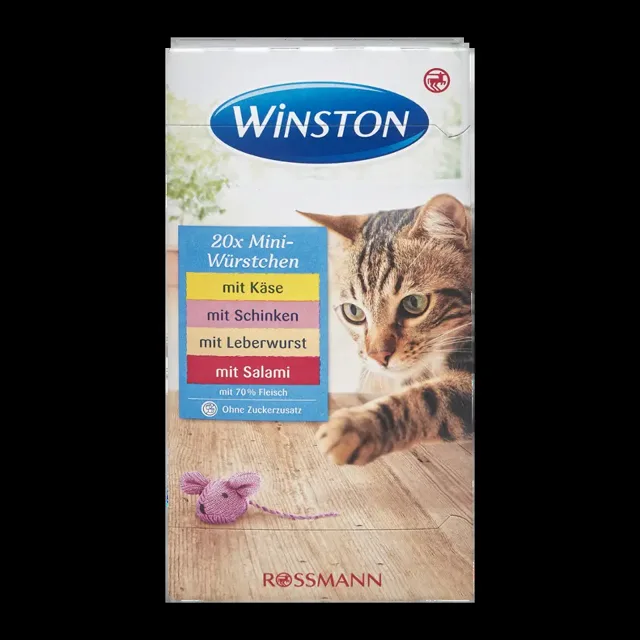 Winston Mini klobásy se sýrem, šunkou, jitrnicí a se salámem 40 g