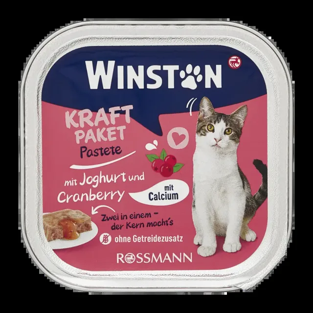 Winston Vanička pro kočky jogurt a brusinka 100 g