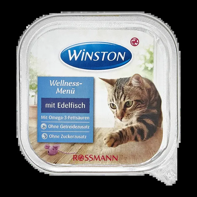 Winston Vanička pro kočky Wellness menu s rybami  100 g