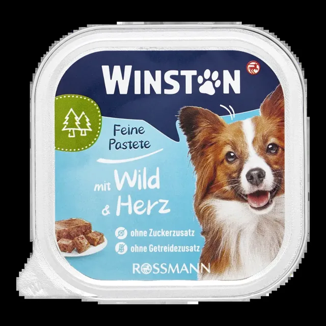 Winston Vanička pro psy se zvěřinou a srdcem 150 g