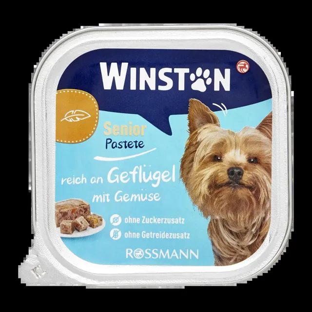 Winston Vanička pro psy Senior menu s drůbežím a mrkví 150 g