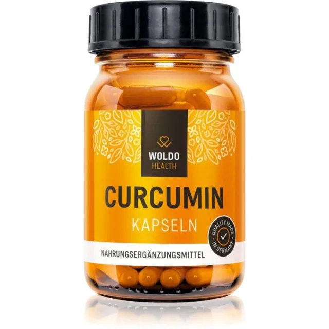 WoldoHealth® Curcumin kapsle pro udržení vitality 286 g