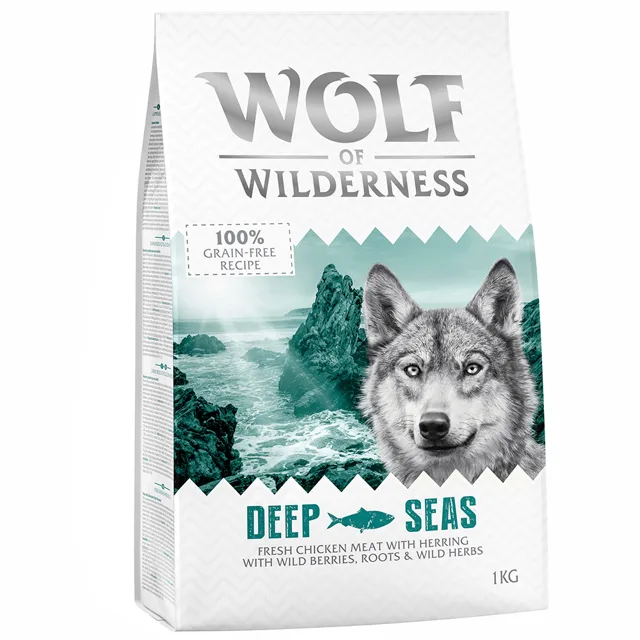 Wolf of Wilderness Adult "Deep Seas" sleď - bez obilovin - 1 kg