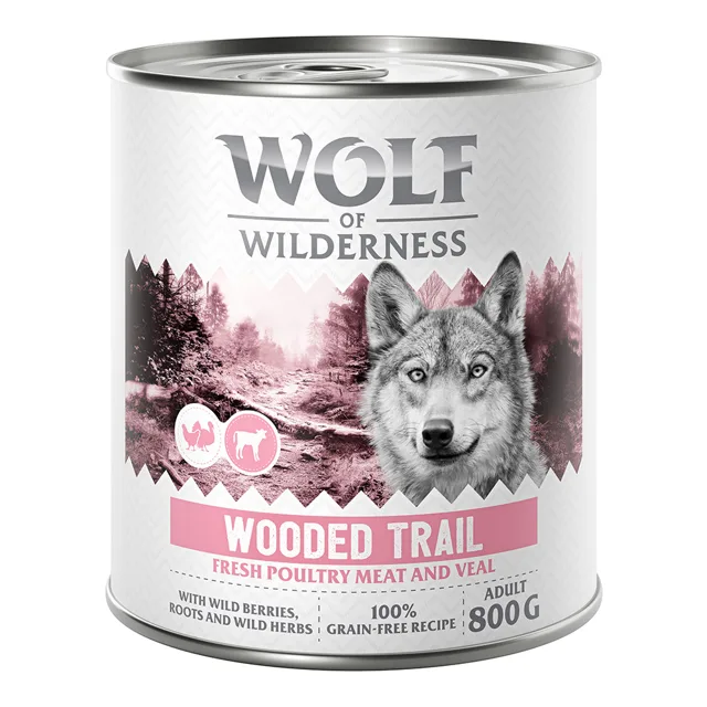 Wolf of Wilderness Adult "Expedition", 6 x 800 g - Sandy Path - drůbež s kuřecím