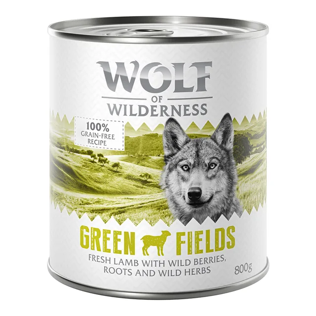 Wolf of Wilderness Adult - Single Protein 6 x 800 g - Strong Lands - vepřové