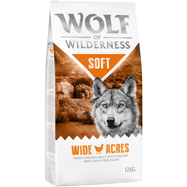 Wolf of Wilderness Adult "Soft - Wide Acres" - kuřecí - 1 kg