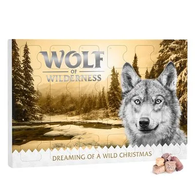 Wolf of Wilderness adventní kalendář - RAW Snacky sušené mrazem - 1 ks (67 g)