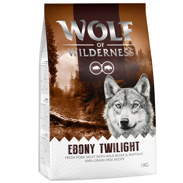 Wolf of Wilderness "Ebony Twilight" divočák a buvol - bez obilovin - 12 kg: nová receptura