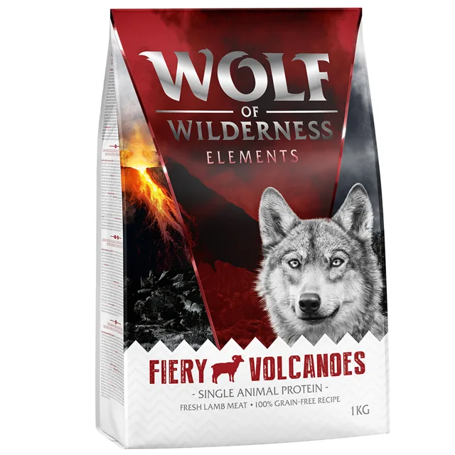Wolf of Wilderness "Fiery Volcanoes" - jehněčí - 1 kg