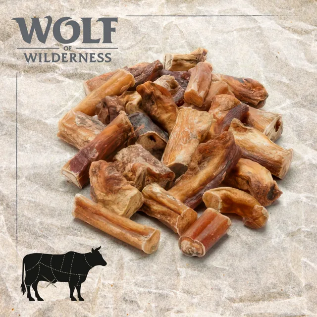 Wolf of Wilderness – kousky sušeného hovězího masa „Open Woodlands“ - 3 x 500 g