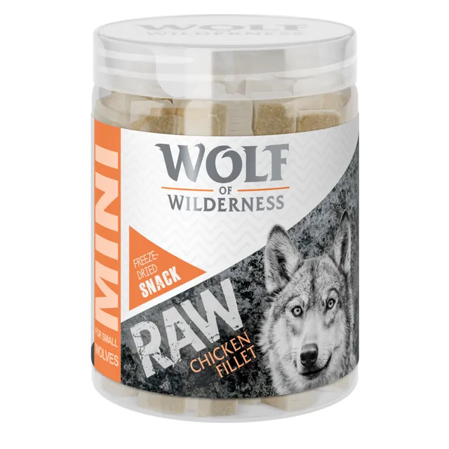 Wolf of Wilderness Mini RAW Snacks (sušené mrazem) - kuřecí filet (60 g)