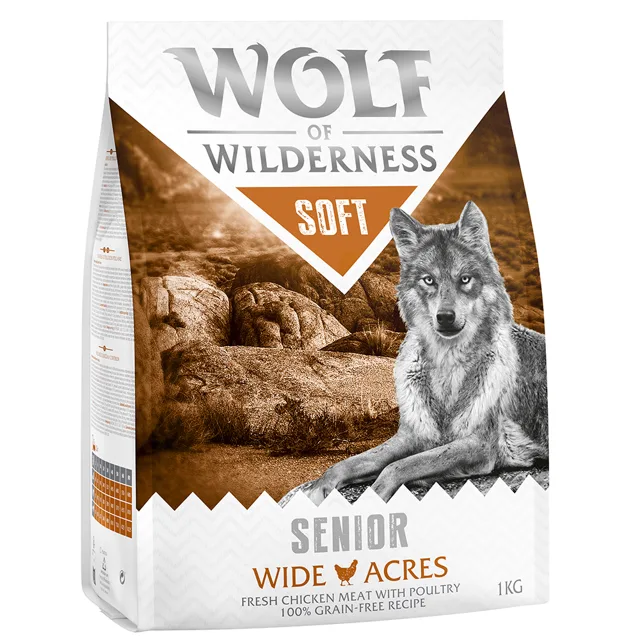 Wolf of Wilderness Senior "Soft - Wide Acres" - kuřecí - 12 kg