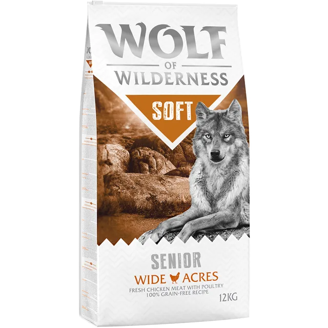Wolf of Wilderness Senior "Soft - Wide Acres" - kuřecí - 5 kg