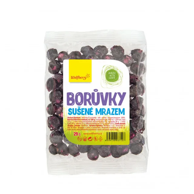 WOLFBERRY Borůvky sušené mrazem 20 g