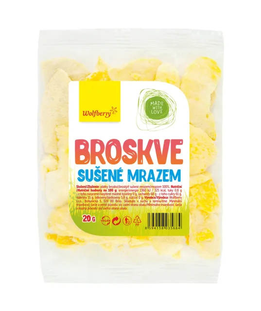 Wolfberry Broskve lyofilizované 20 g