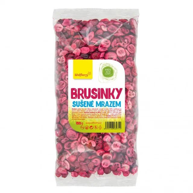 Wolfberry Brusinky lyofilizované